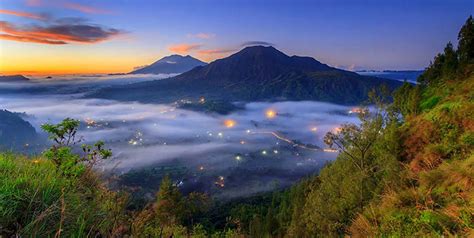 Kintamani Volcano View Of Mount And Lake Batur Bali
