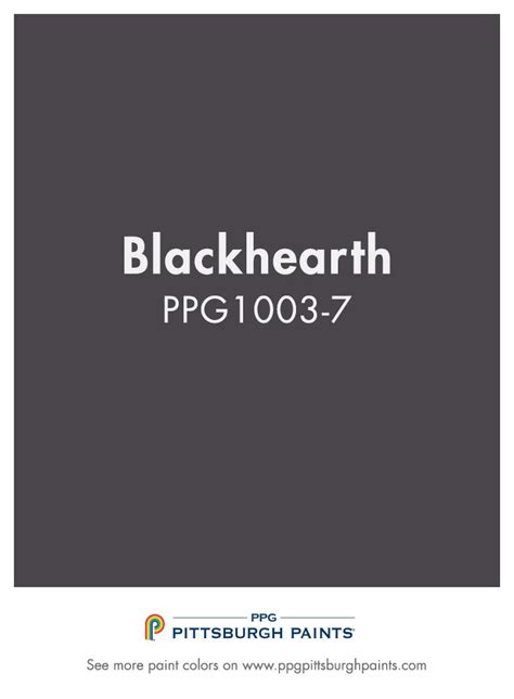 Stream black magic by piracle on desktop and mobile. Blackhearth PPG1003-7 a paint color from PPG Pittsburgh ...