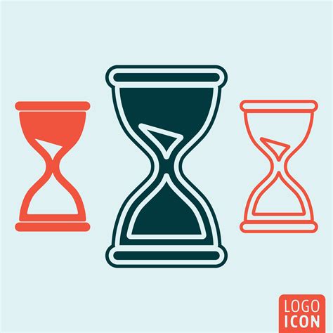 Hourglass Icon Isolated 557254 Vector Art At Vecteezy