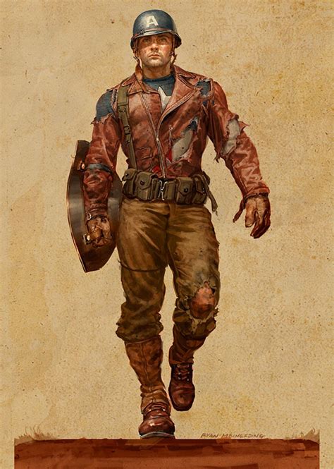 Captain America Concept Character Design For Captain America The
