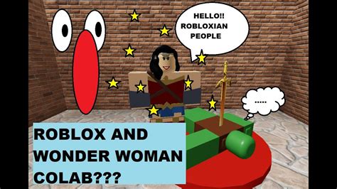 New Roblox And Wonder Woman Colab Insane Youtube