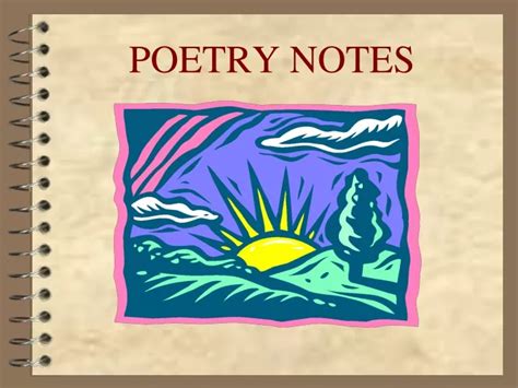 Ppt Poetry Notes Powerpoint Presentation Free Download Id8787528