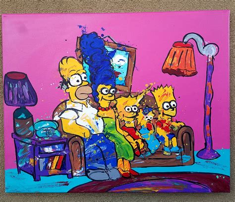 Simpsons Abstract Mr Mizu Music And Art Denver Colorado