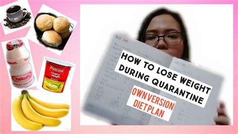 How To Lose Weight During Quarantine Own Version Diet Plan Youtube