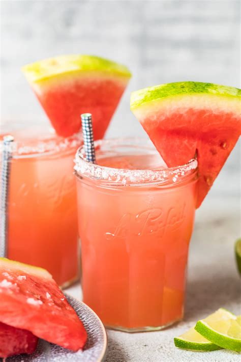Best Watermelon Margaritas Recipe The Cookie Rookie Video