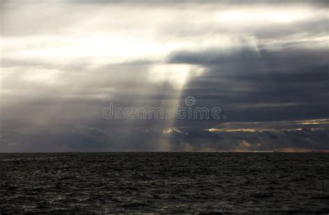 Storm Clouds Over Rough Seas Stock Image Image Of Storm Environment