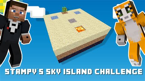 Minecraft Xbox 360 Stampys Sky Island Challenge Youtube