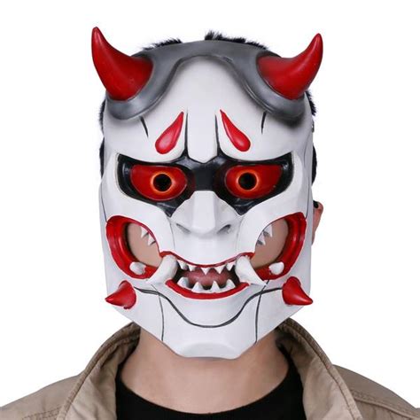 Buy Handmade Overwatch Genji Skin Oni Mask Japan Noh Mercy Mask