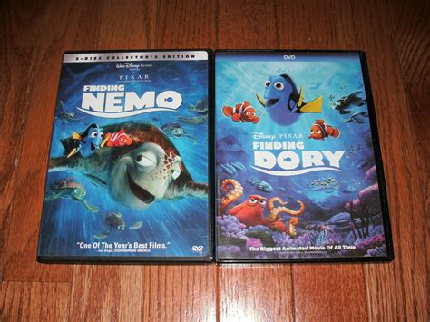 Disney S Finding Nemo Finding Dory Set On Dvd For One Price Ebay