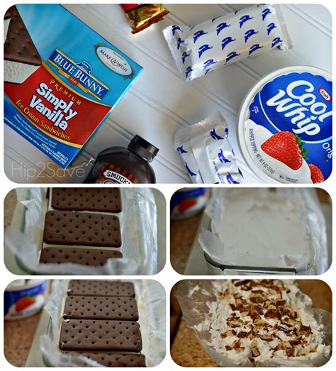 How To Make A Cake With Ice Cream Sandwiches Hip2save Easy Ice Cream