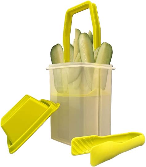 Pickle Container with Strainer Jalapeño Container Includes Pickle