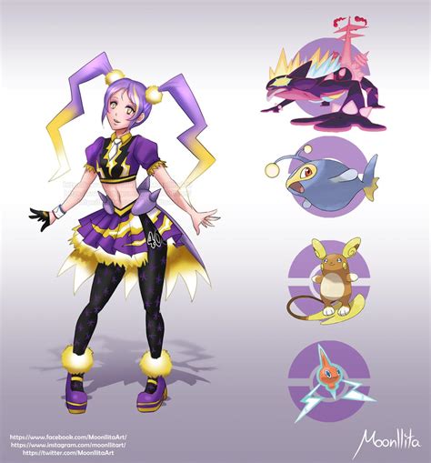 I Made My Own Electric Gym Leader Original Character Pokemon