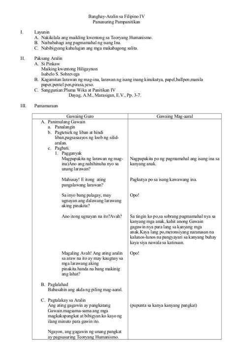 Deped Lesson Plan In Science Grade 7 Lesson Plan Grade Six English
