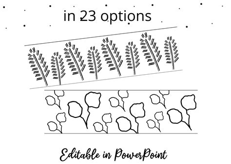 Minimalist Bulletin Board Borders, Classroom Border, Printable Wall