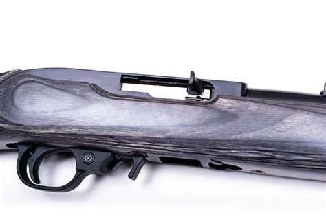Ruger 1022 C22 Lr Black Laminate Mannlicher Blued Carbine