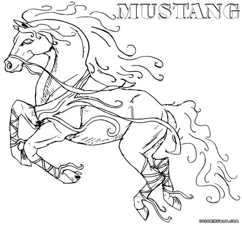Download Mustang (horse) coloring pages | Coloring pages to ...