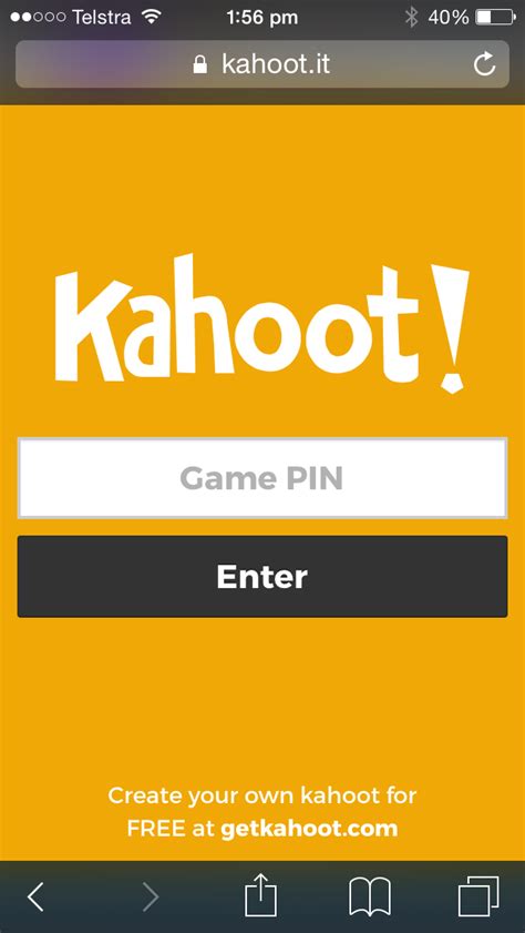 Kahoot Game Pin To Answers : Create In-class Competitions Using Kahoot