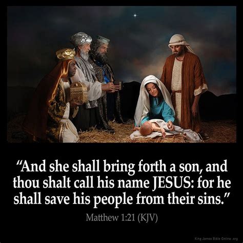 And She Shall Bring Forth A Son And Thou Shalt Call His Name Jesus