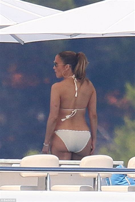 Latest Updates Jennifer Lopez Rocks Sexy Swimsuit Aboard Yacht With