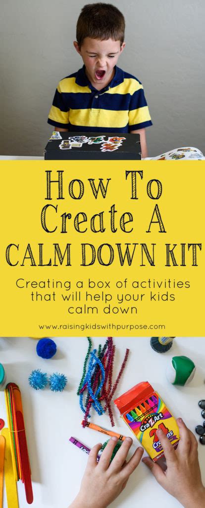 Calm Down Kit Ideas To Help Kids Manage Big Emotions Free Printable