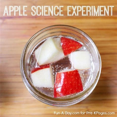 Apple Science Experiment For Preschool Apple Science Experiments