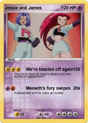 Pokémon Jessie And James 9 9 Were Blasted Off Again My Pokemon Card