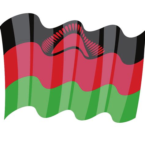 Malawi Waving Flag Free Svg