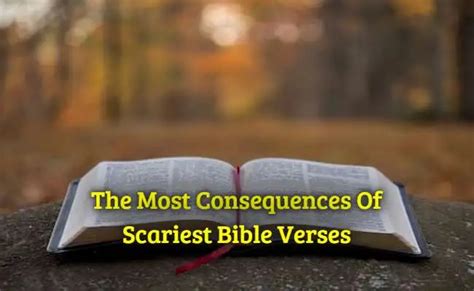 Top 50the Most Consequences Of Scariest Bible Verses