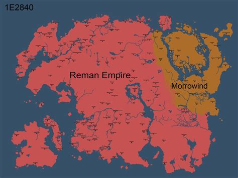 Are There Any Political Maps Of Tamriel As Of The Second Elder Scrolls