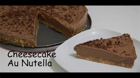 Recette Cheesecake Sans Cuisson Au Nutella