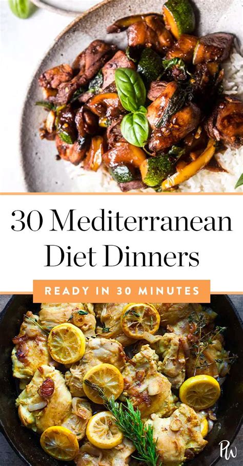 30 Mediterranean Diet Dinners You Can Make In 30 Minutes Or Less Via