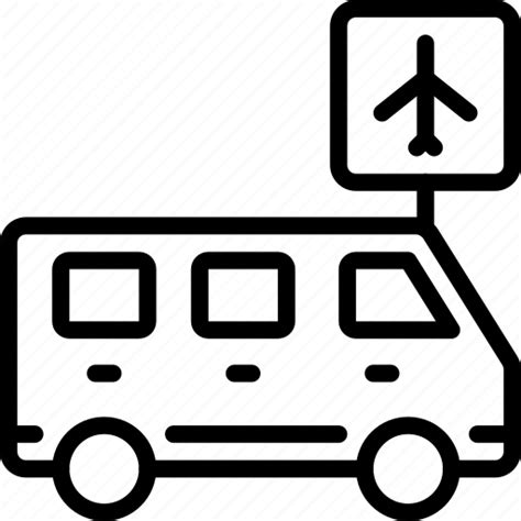 Airport Journey Tourist Transfer Transport Travel Icon Download