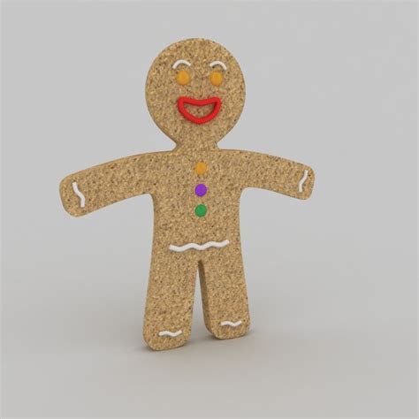 Gingerbread Man 3d Models In Other 3dexport