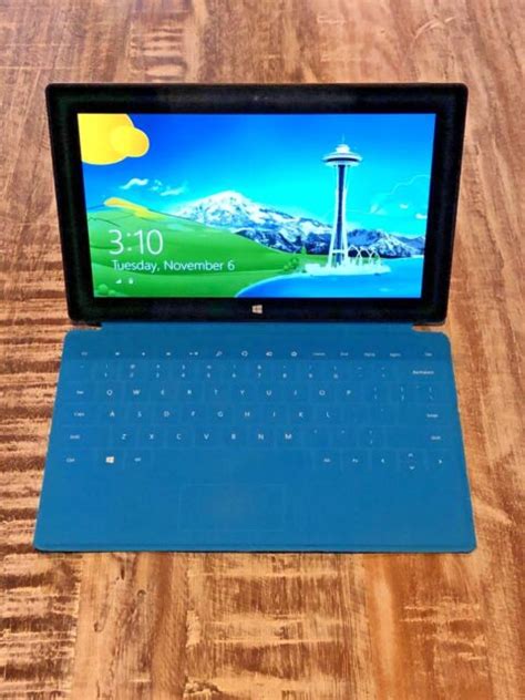 Microsoft Surface Rt 1516 32gb Wi Fi 106in Tablet Bundle W Keyboard