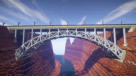 Canyon Arch Bridge Minecraft Map