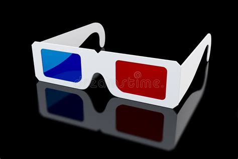 3d Glasses Side View Stock Vector Illustration Of Blue 17932666