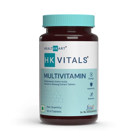 Healthkart Hk Vitals Multivitamin For Men And Women 60 Multivitamin