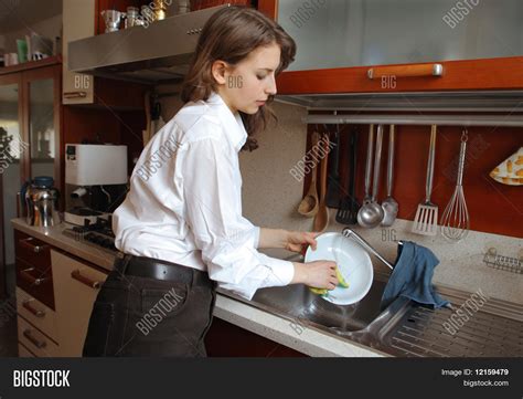Young Woman Washing Image And Photo Free Trial Bigstock