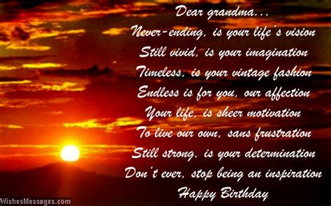 Grandmas can be hard to shop for. Birthday Poems for Grandma - Page 2 - WishesMessages.com
