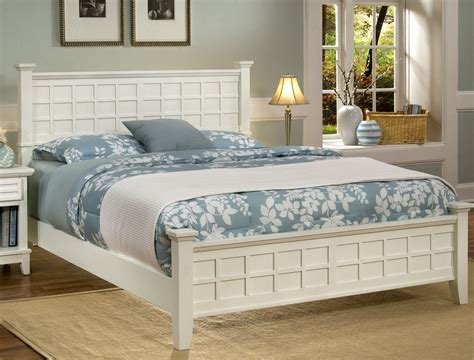 Home Styles Arts And Crafts Panel 4 Piece Bedroom Set White Bedroom