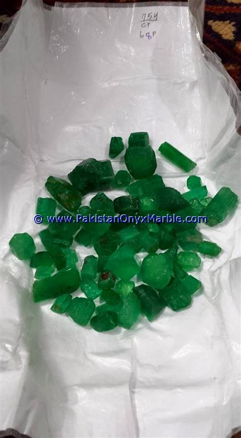 Facet Grade Rough Emerald From Swat Pakistan Available For Sale Buy
