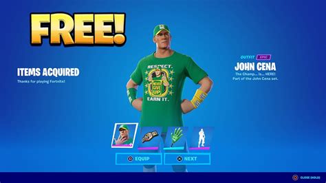 How To Get John Cena Skin Fortnite Youtube