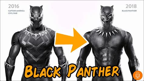 Black Panther Mcu Suit Comparison And Breakdown Youtube