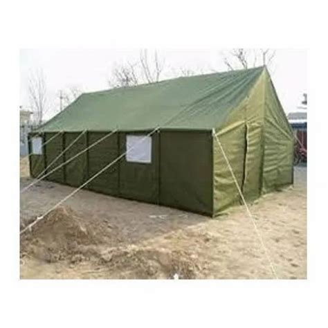 Plain Army Base Tent Capacity 20 25 Person For Outdoor Tent At Rs
