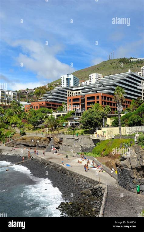 Funchal Madeira Enotel Lido Resort And Spa Complex Stock Photo