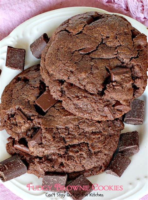 Fudgy Brownie Cookies Cant Stay Out Of The Kitchen