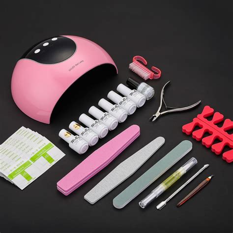 professional uv gel nail set with or without led nail lamp manicure tools kit uv nails polish
