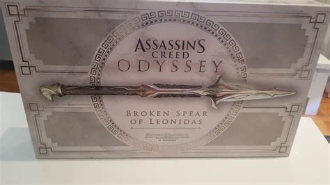 Broken Spear Of Leonidas Assassins Creed Odyssey UNBOXING YouTube
