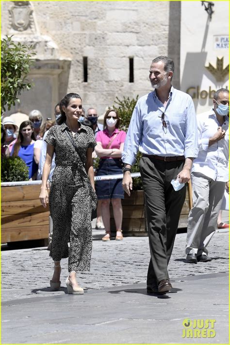 Spanish Queen Letizia Shows Off Summer Style While During Royal Tour