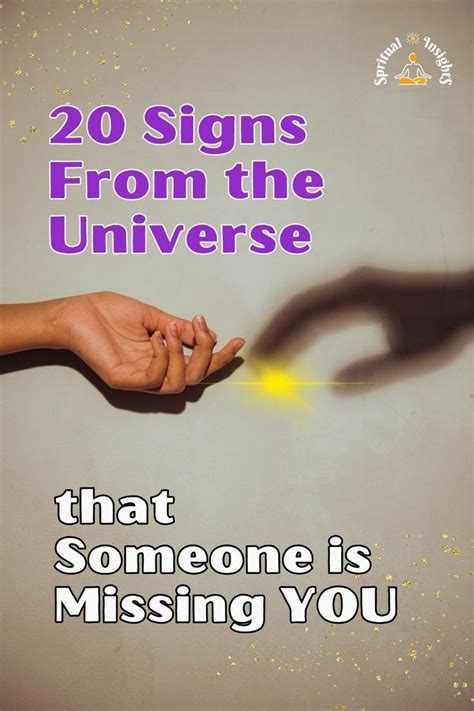 20 Signs From The Universe That Someone Is Missing You When You Know